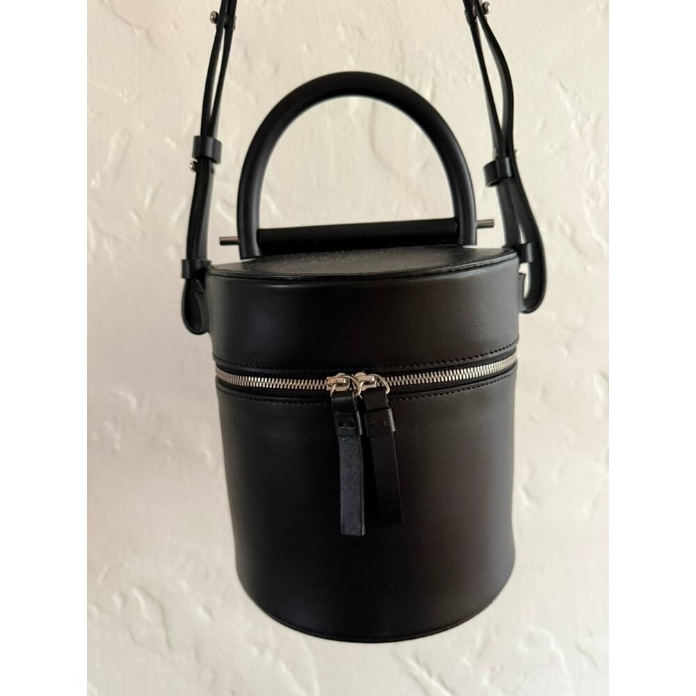 Building Block Drum Bag Smooth Black Leather EUC $550